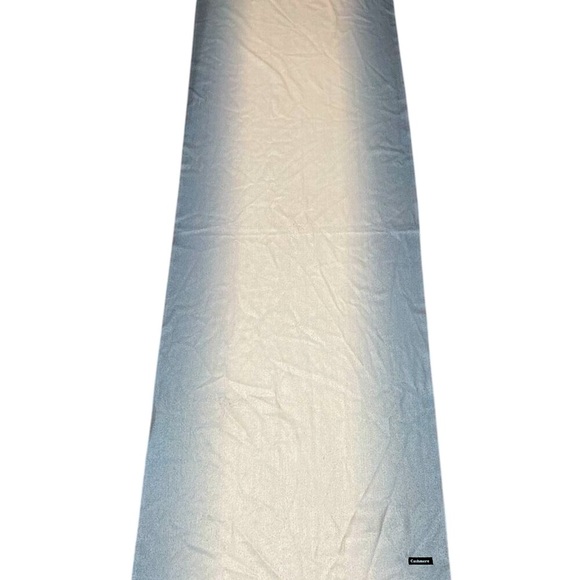 CASHMERE OMBRE SCARF FRINGE - Picture 2 of 6